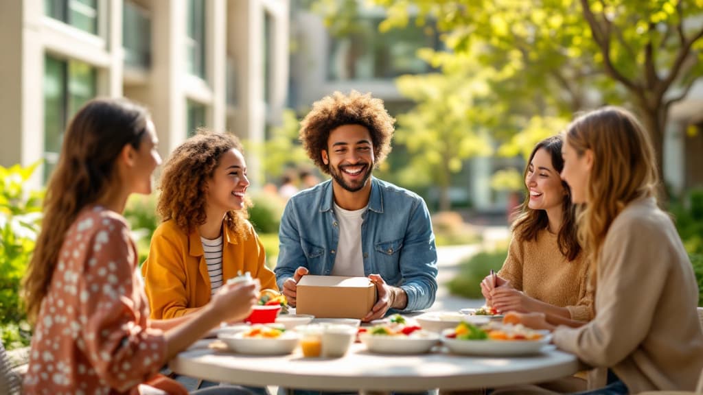 Fresh prepared meals ready for pickup